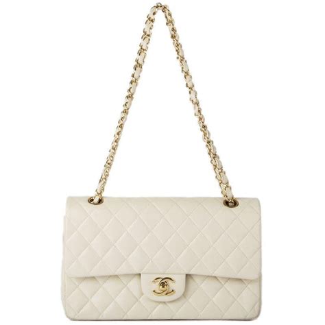 chanel off white bag|chanel bag white price.